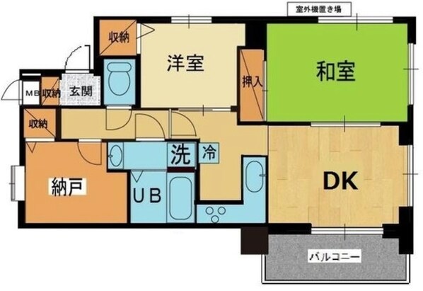 セザール小石川の物件間取画像